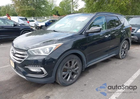 2018 Hyundai Santa Fe Sport 2.0T Ultimate из США, поврежденный, VIN 5XYZWDLA6JG503366